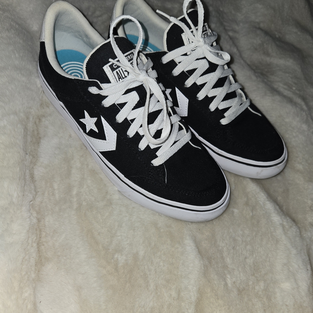 Black and White Converse Sneakers